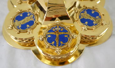 Solid silver gilt antique Belgian Gothic Chalice
